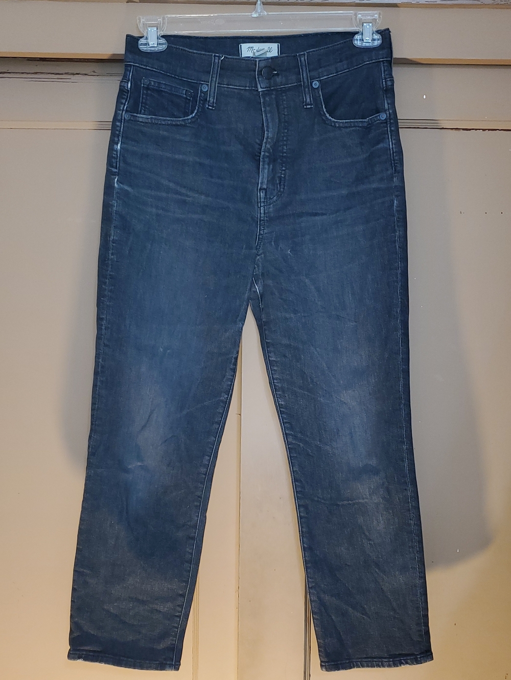 Madewell The Perfect Vintage Jeans in a washed black finish